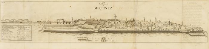 A journey to Mequinez; the residence of the present emperor of Fez and Morocco. On the occasion of Commodore Stewart's embassy thither for the redemption of the British captives in the year 1721.