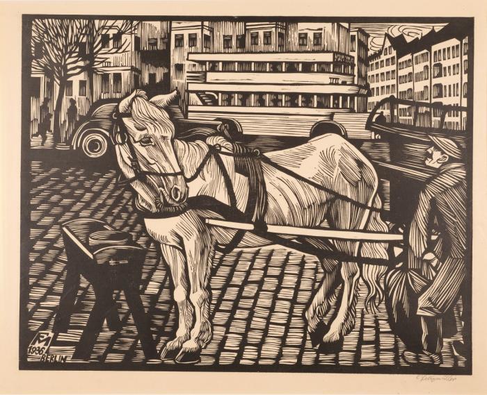 MARKTPFERD - BERLIN 1936 / ROM, BLICK AUF PINCIO UND VILLA MEDICI