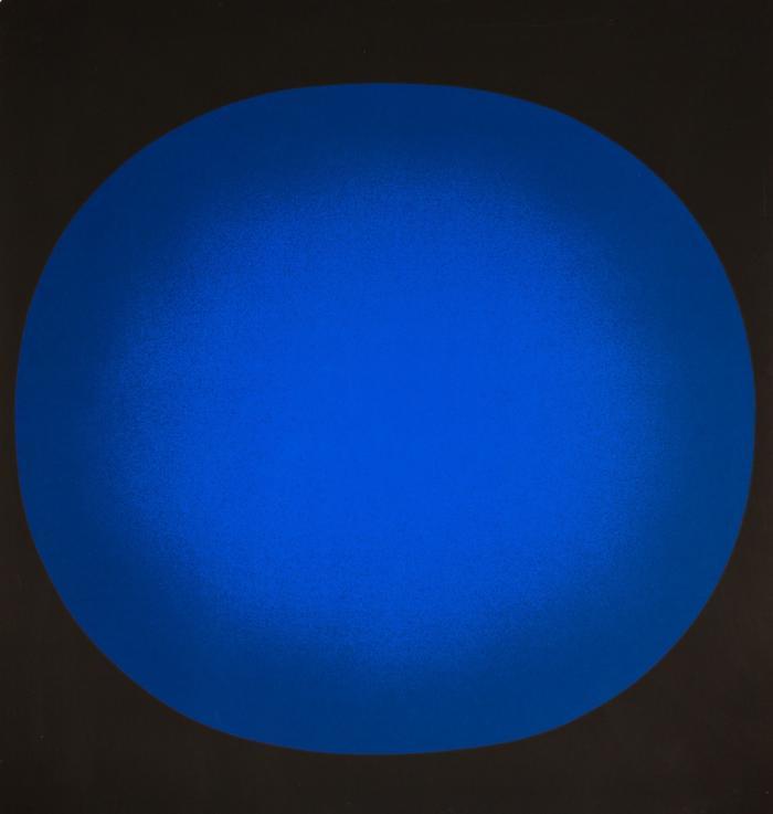 2 X BLAU AUF SCHWARZ