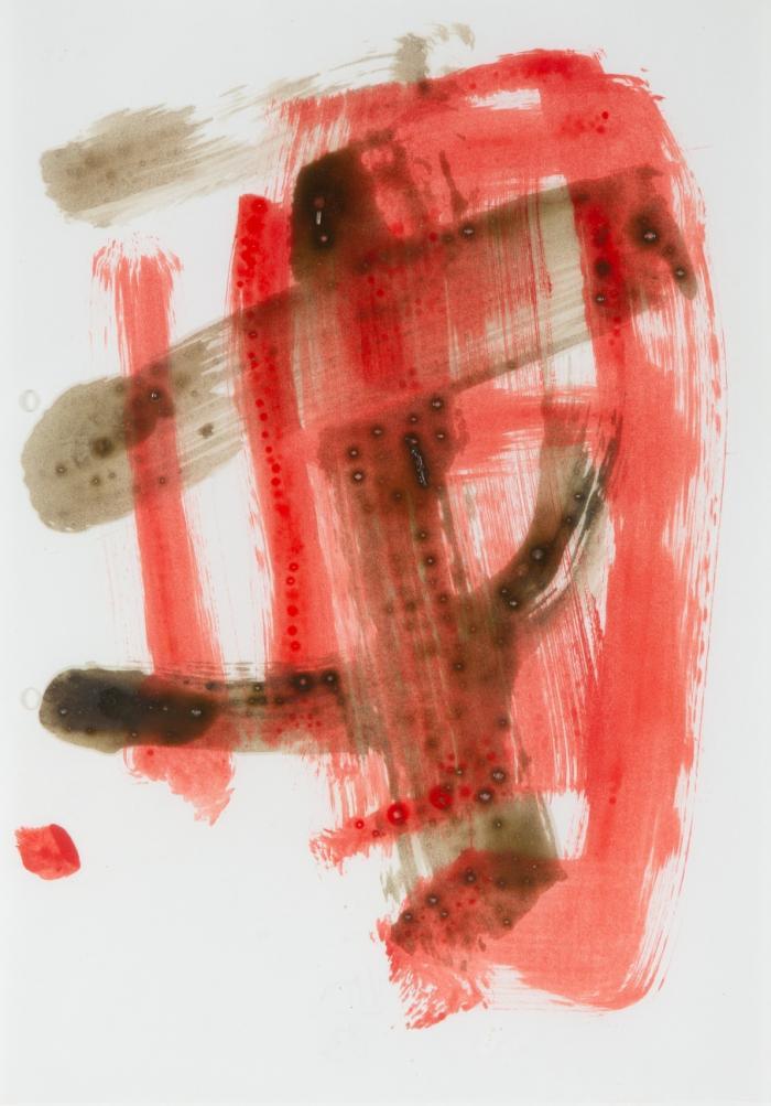 OHNE TITEL (ROT/BRAUN)