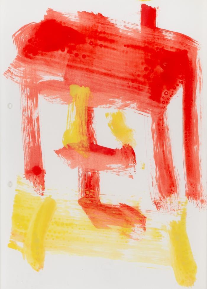 OHNE TITEL (ROT/GELB)
