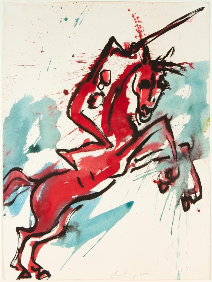 Ohne Titel (Apokalyptischer Reiter I)