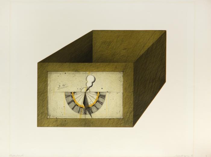 KASTEN 1970 / TASCHENUHR MIT STEIN