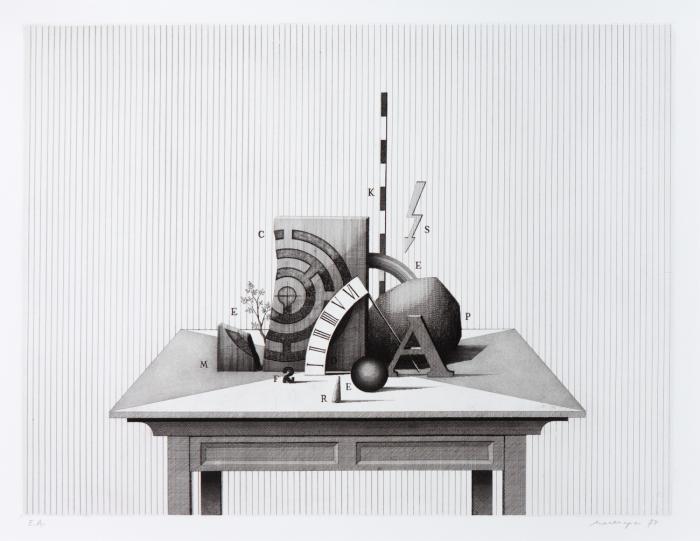 SAMMELSURIUM / ZWEI FLASCHEN (BLATT 1 UND 7 AUS: NATURE MORTE)