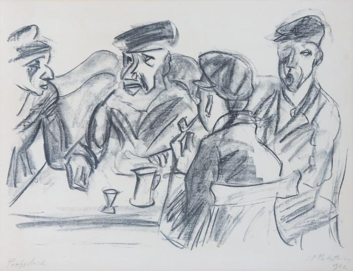 Beim Schnaps II (zu: Das Leben der Bauern und Fischer von Pommern)
