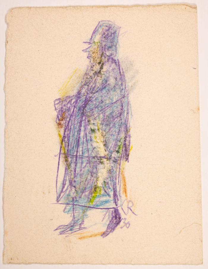 Stehender Mann 1936 / Figurenskizzen, etwa 1927 / Landschaft, etwa 1935