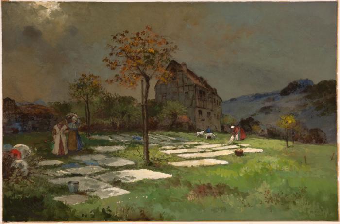 Das Bleichen der Wäsche