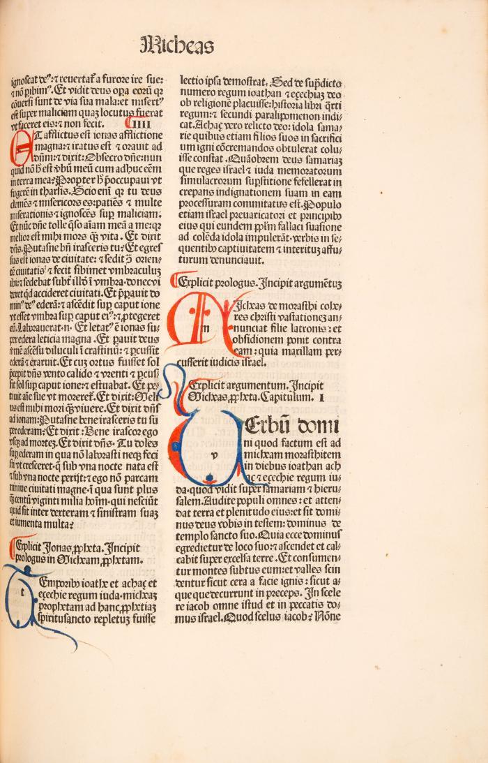 Biblia latina. - Textus Biblie.