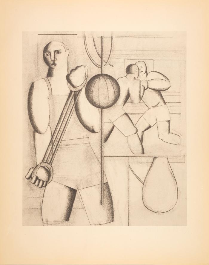 WILLI BAUMEISTER
Sport und Maschine. Düsseldorf & Berlin: Verlag Galerie Flechtheim 1929.