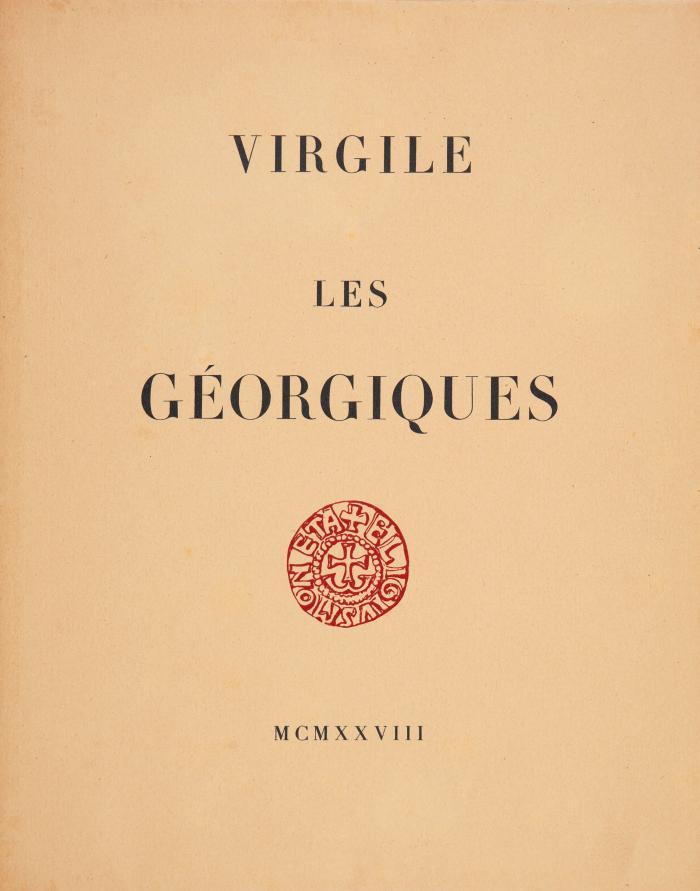 Les Géorgiques, traduction de l’Abbé Delille. 4 Tle. in 1 Bd.