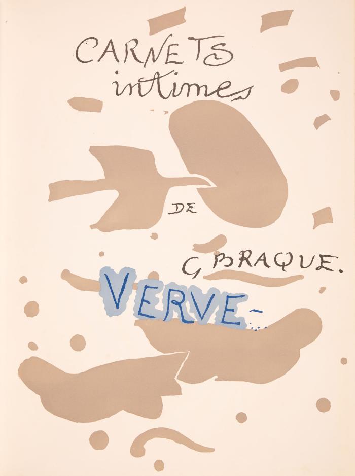 GEORGES BRAQUE
Carnets intimes. Verve Vol. VIII, Nos 31 et 32.