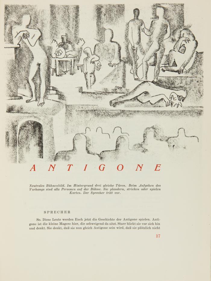 MICHEL CADORET
JEAN ANOUILH: Antigone. Paris, Freudenstadt u. Freiburg im Breisgau: Editions Henri Neveu 1947.