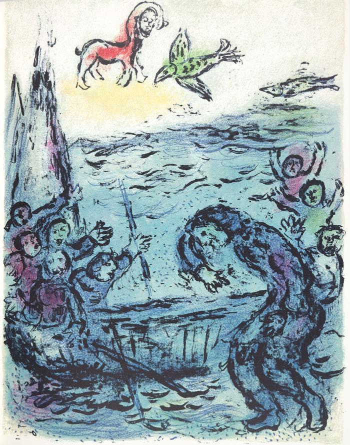 MARC CHAGALL
HOMER: Die Odyssee. Von Vava Chagall autorisierte Ausgabe. 2 Bde.