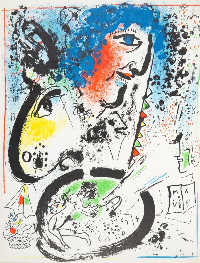 MARC CHAGALL
JULIEN CAIN UND FERNAND MOURLOT: Chagall Lithograph (deutsche Ausgabe).