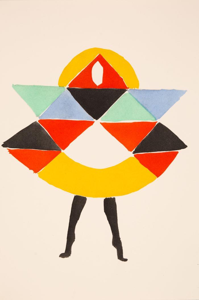 SONIA DELAUNAY-TERK
JACQUES DAMASE: Robes poèmes. 27 tableaux vivants. Extraits de textes de Guillaume Apollinaire. Poème de Blaise Cendrars. Introduction de Jacques Damase. Mailand: Edizioni del Naviglio und Paris: Impr. Daniel Jacomet (Illustr.) und Impr. Hofer (Text) 1969.