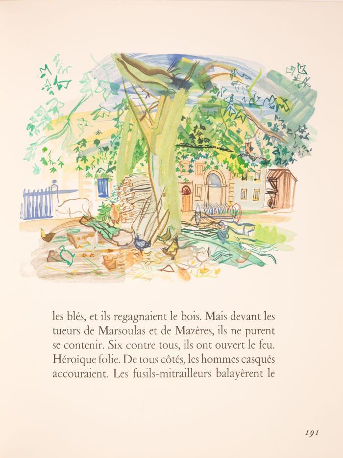 RAOUL DUFY
DORGELÈS (ROLAND LÉCAVELÉ): Vacances forcées.