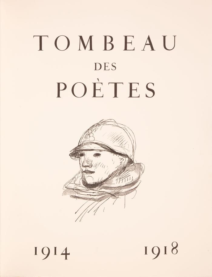 ANDRÉ DUNOYER DE SEGONZAC
DORGELÈS (ROLAND LÉCAVELÉ): Tombeau des Poètes.