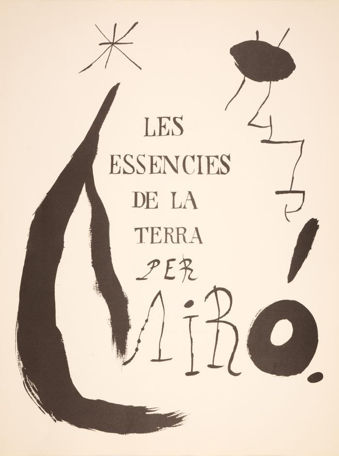 JOAN MIRÓ
Les essències de la terra.