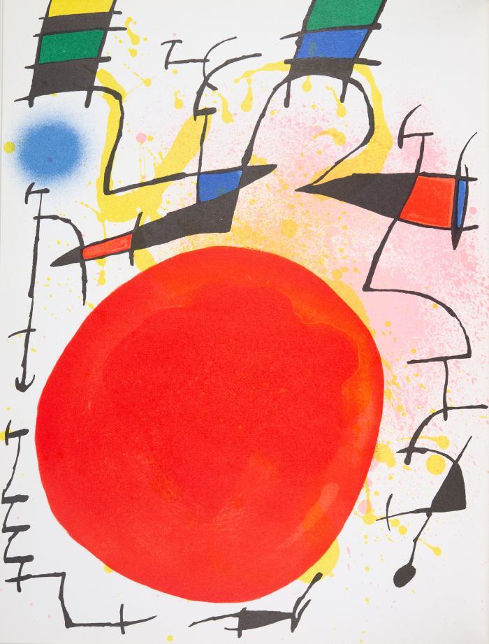 JOAN MIRÓ
FERNAND MOURLOT: Joan Miró Lithographs. Bde. I-IV (engl. Ausg.) und Bde. V-VI (dt. Ausg.) in 6 Bdn.