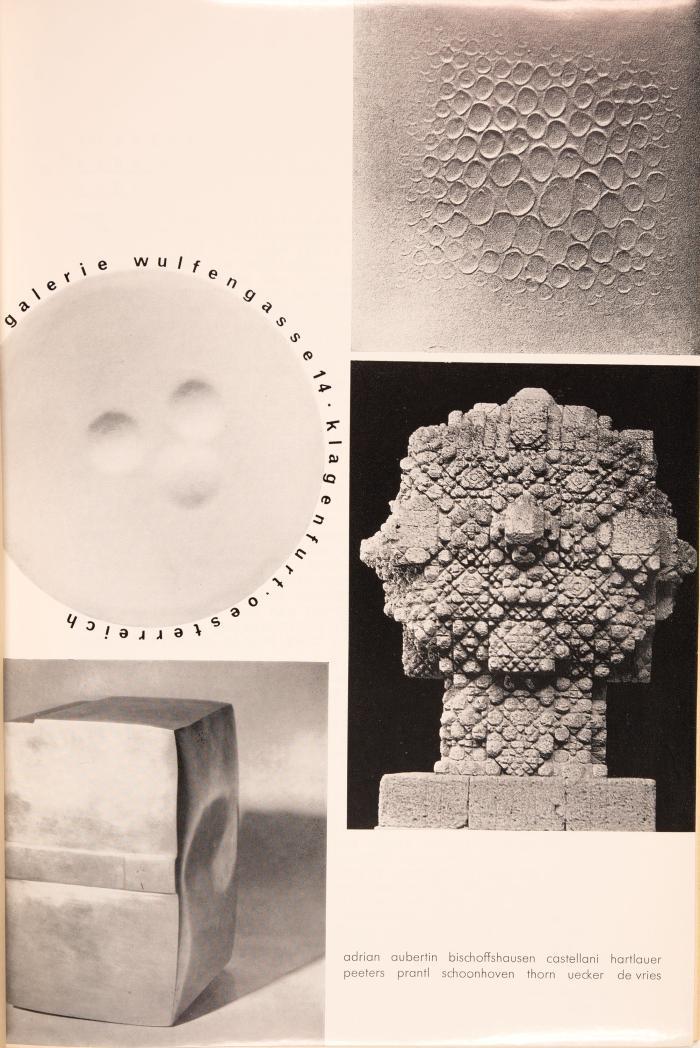 REVUE INTEGRATION
Zeitschrift für eine neue Konzeption der Kunst und Kultur. Nr. 2/3. Hrsg. von H. de Vries.
