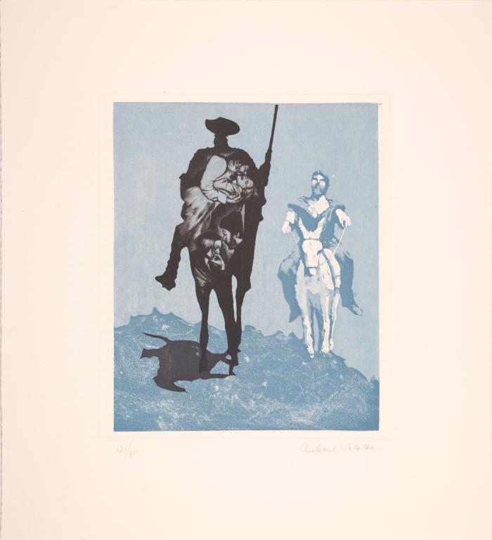 E. Schlotter / M. de Cervantes,  El Quijote. 4 Kassetten. Valencia 1979. - Ex. 125/300