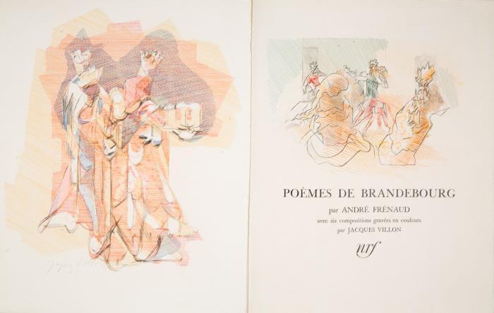 JACQUES VILLON
ANDRÉ FRÉNAUD: Poèmes de Brandebourg.