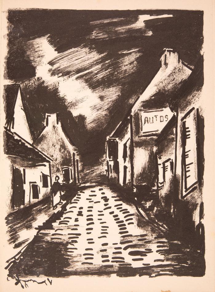 MAURICE DE VLAMINCK
La tête tournée. Avec douze lithographies originales de l’auteur.