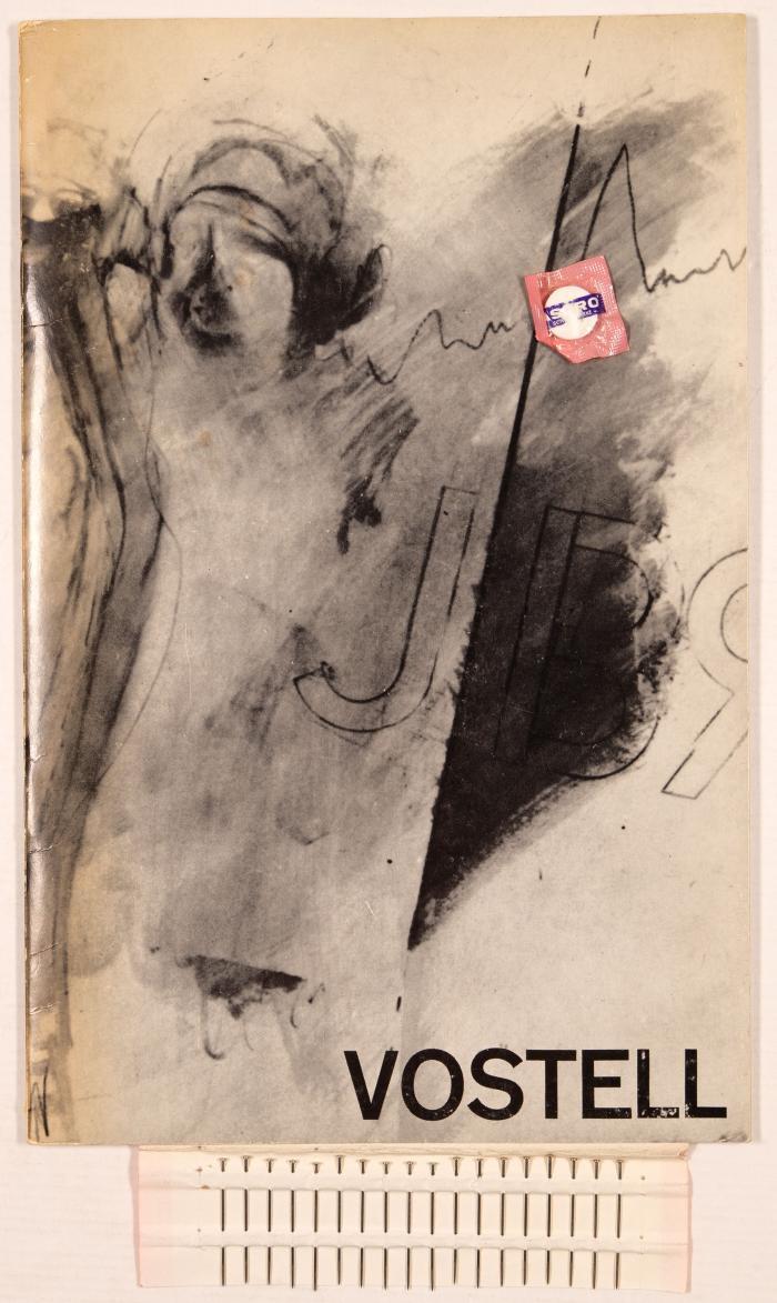 WOLF VOSTELL
Bilder, Verwischungen, Happening-Notationen 1961-1966. Kölnischer Kunstverein 8. Juli bis 21. August 1966.