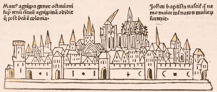Fasciculus temporum. (Köln): Conradus (Winters) de Homborch, 8. November 1476.