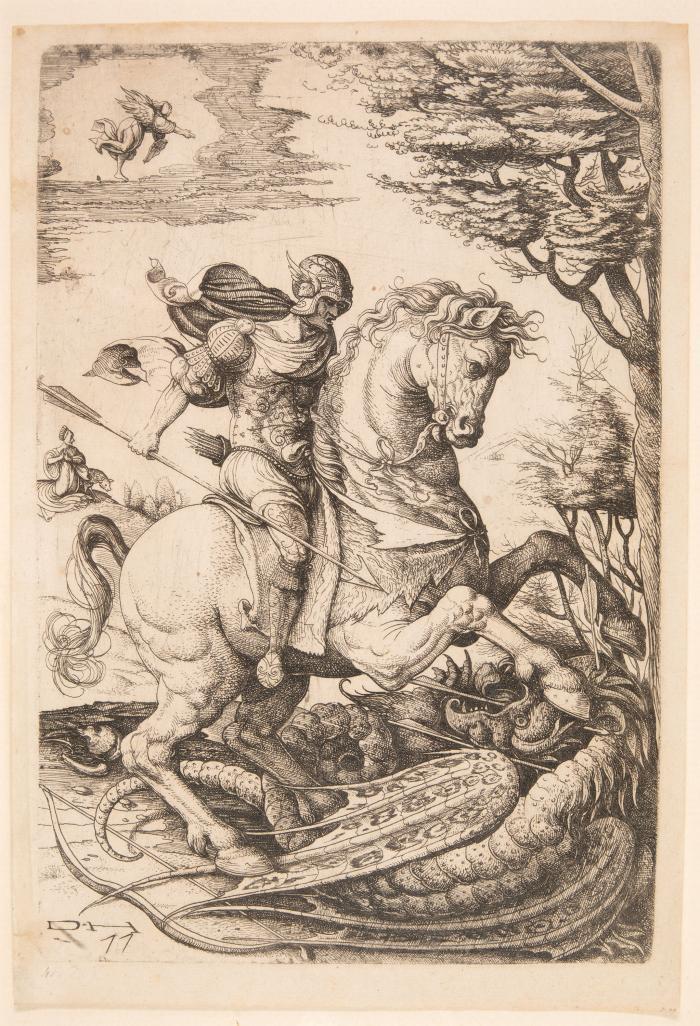 Heiliger Georg im Kampf mit dem Drachen