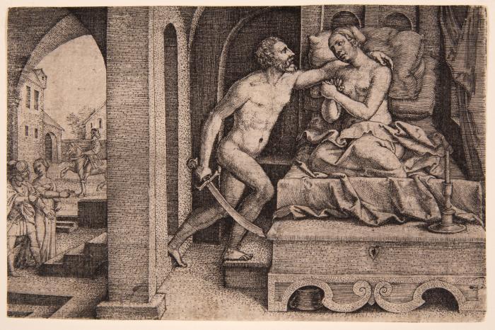 Sextus Tarquinius und Lucretia