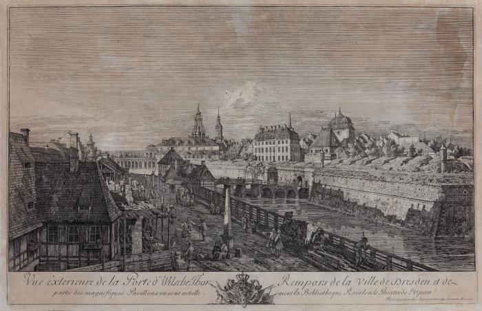 Die ehemaligen Festungswerke von Dresden