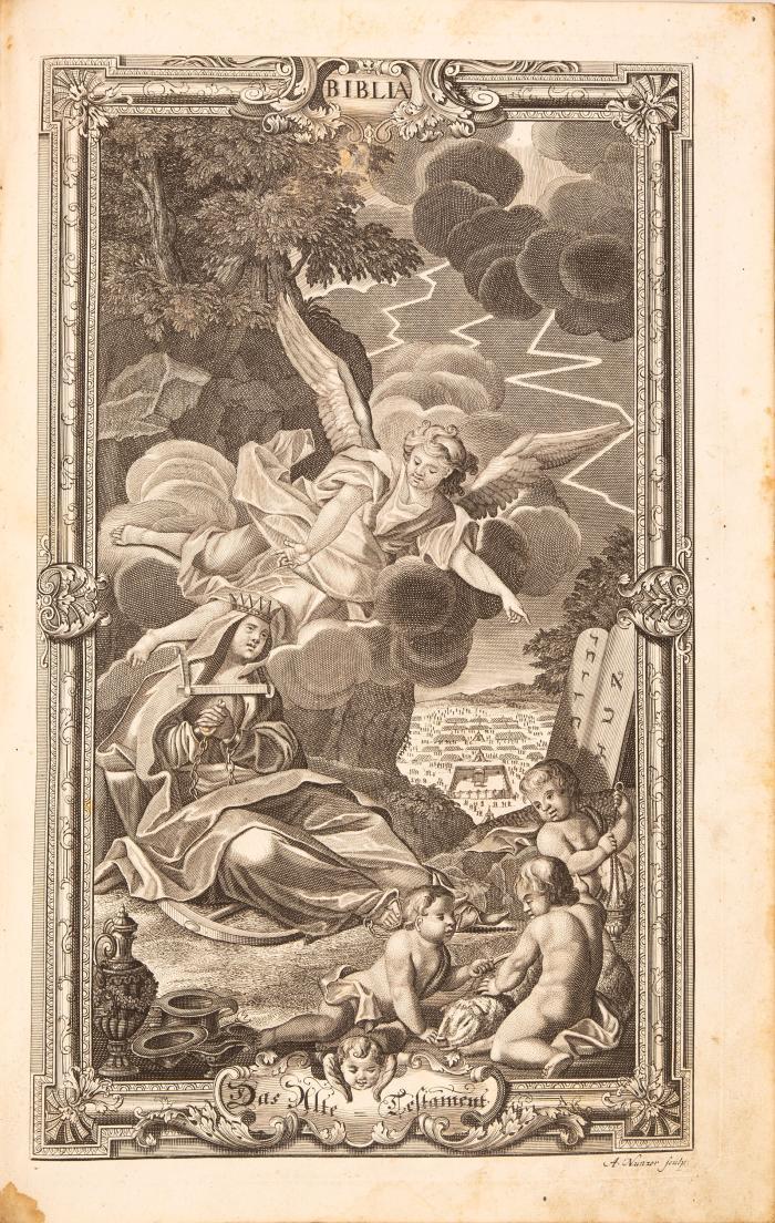 Biblia germanica. - Biblia, Das ist: Die gantze Heilige Schrifft deß Alten und Neuen Testaments. Übers. von Martin Luther. Samt einer Vorrede Johann Michael Dilherrns.
