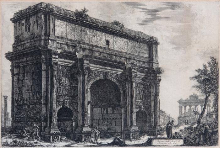 Veduta dell’ Arco di Settimio Severo