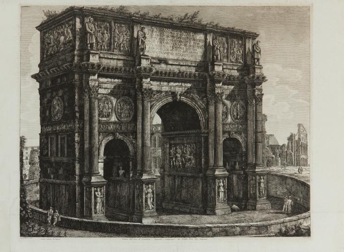 Veduta dell'Arco di Costantino