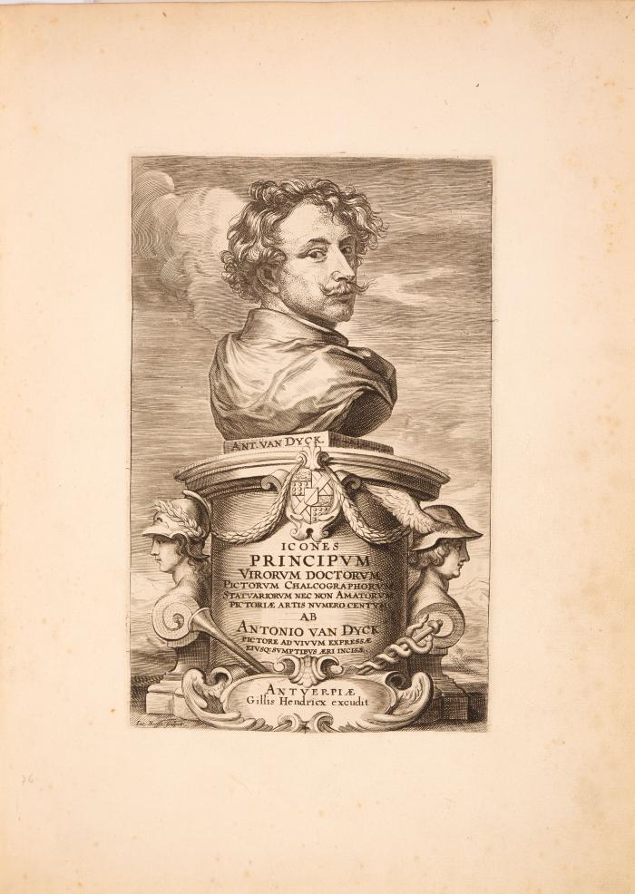 Icones principum virorum doctorum, pictorum chalcographorum statuariorum nec non amatorum pictoriae artis numero centum.