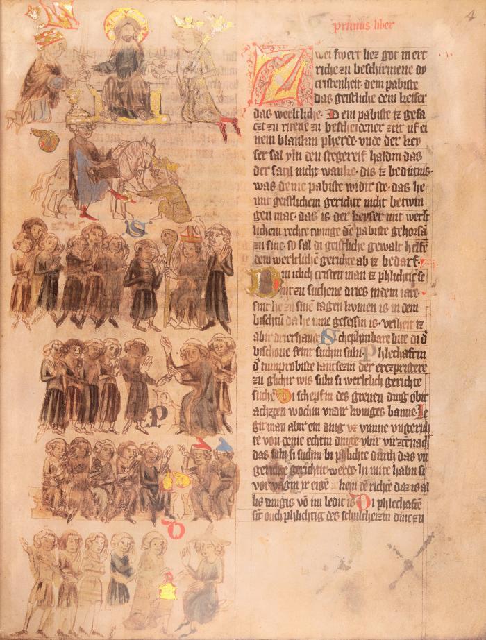 Dresdner Sachsenspiegel. Mscr. Dresd. M 32., Faksimile mit Textband u. Forschungsband. 3 Bde.