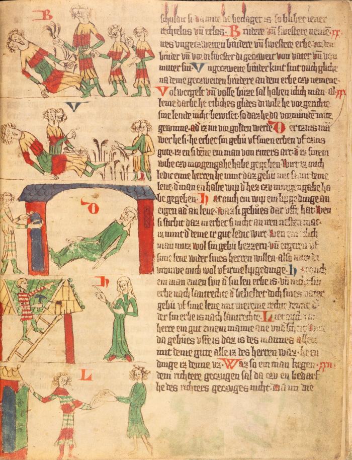 Heidelberger Sachsenspiegel. Cod. Pal. Germ. 164. Faksimile, Text- u. Kommentarband. 3 Bde.