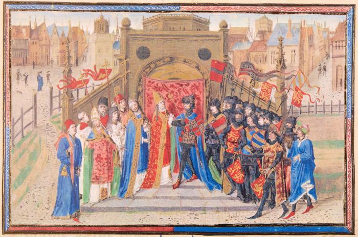 Les Chroniques de Jherusalem abregies (Die Chronik des Kreuzfahrer-Königreiches Jerusalem). Faksimile.