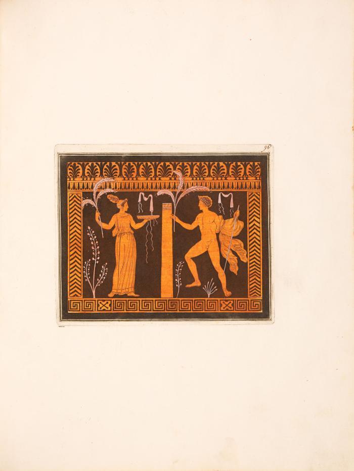 (Hugues d'Hancarville, Pierre François): Collection of Etruscan, Greek, and Roman Antiquities from the Cabinet of the Hon. W. Hamilton. Bde. I u. II (von IV).