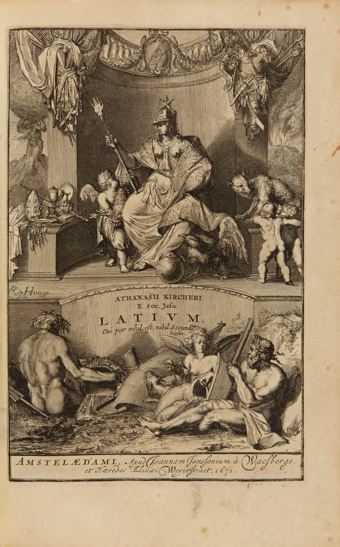 Latium. Id est, nova & parallela Latii tum veteris tum novi descriptio. Amsterdam: J. Janssonius à Waesberge und E. Waesberge 1671.