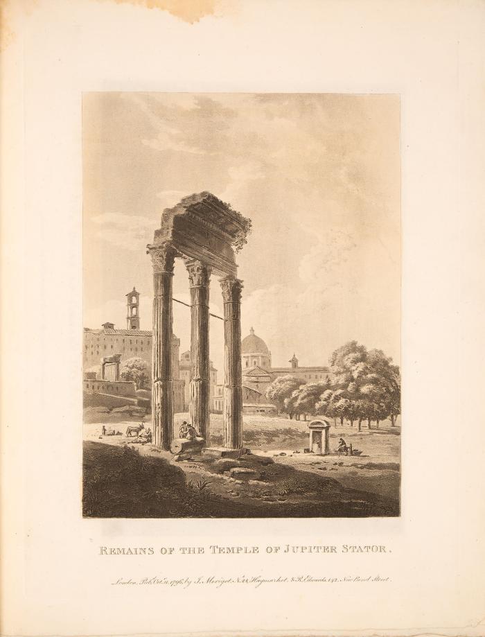 (Merigot, James): A select collection of views and ruins in Rome and its vicinity. Recently executed from drawings made upon the spot. London: Robinson, White, Faulder u. a. o. J. (ca. 1817/19).