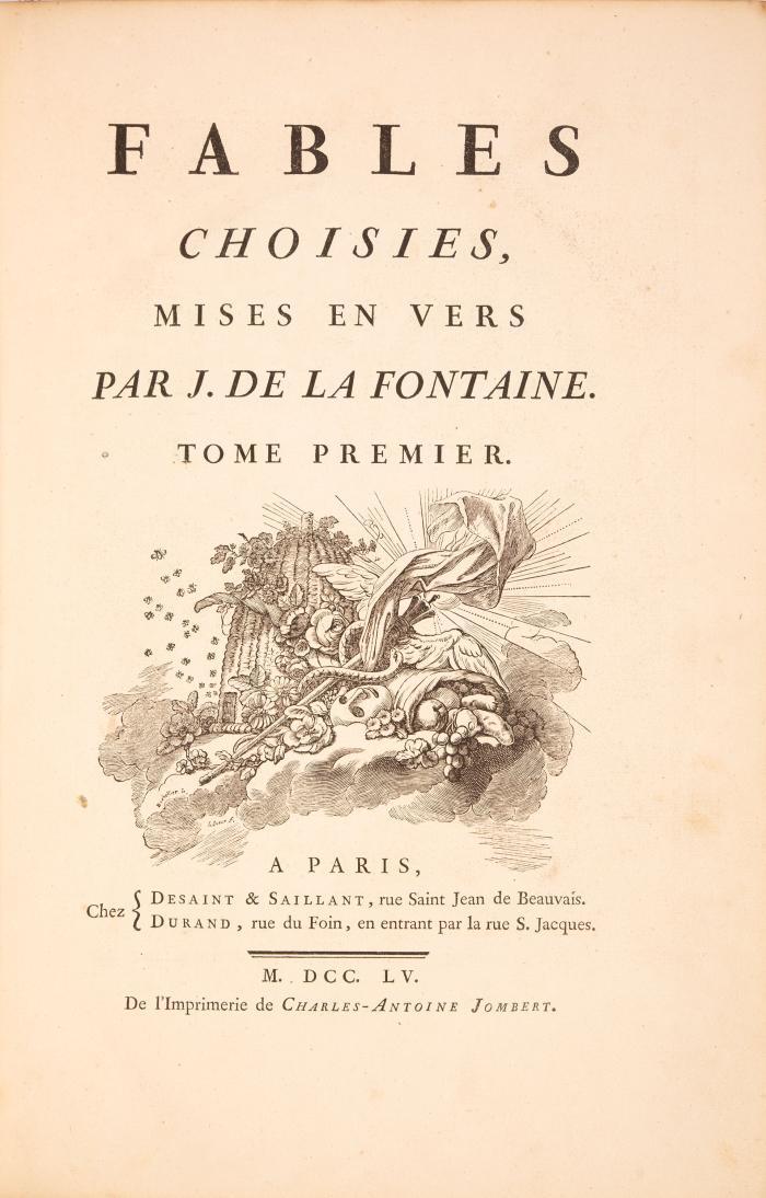 Fables choisies, mises en vers. 4 Bde.