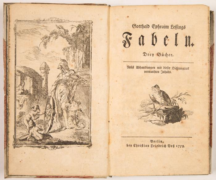 Fabeln. Drey Bücher. Nebst Abhandlungen mit dieser Dichtungsart verwandten Inhalts.