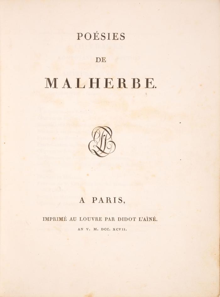 Collection des auteurs classiques françois et latins. - 2 Werke der Reihe. 2 Bde.