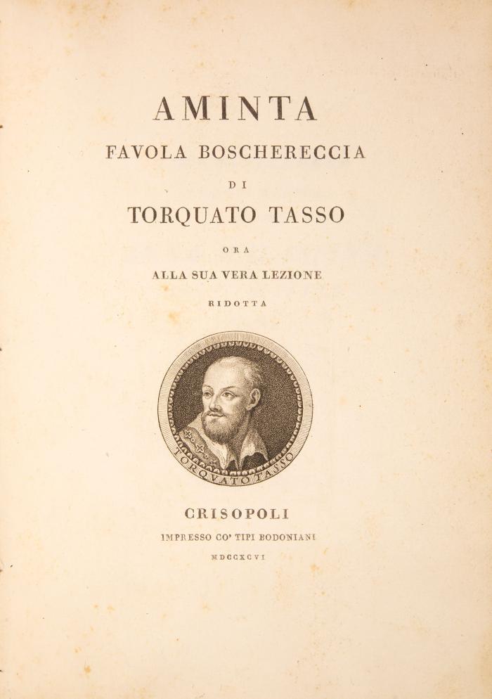 Aminta favola boschereccia ora alla sua vera lezione ridotta.