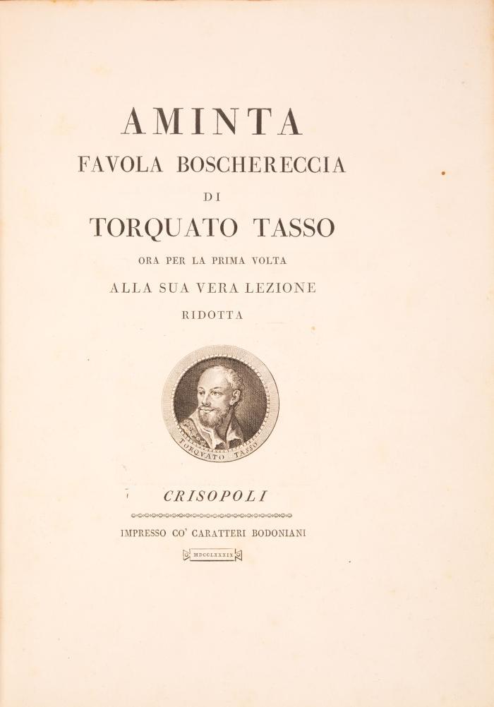 Aminta favola boschereccia.