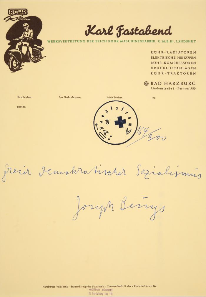 Freier Demokratischer Sozialismus 1971 / Nehmt was ihr kriegen könnt!