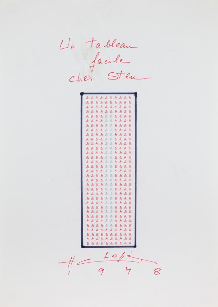 Un tableau facile chez Sten