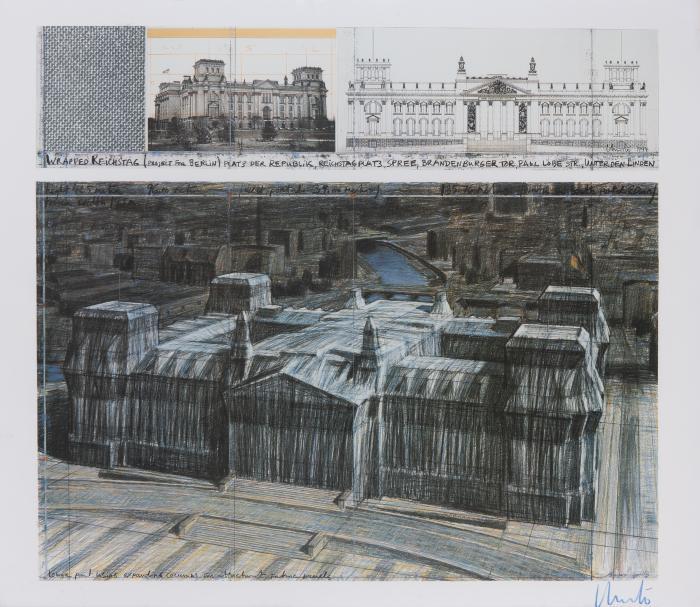 Wrapped Reichstag (Project for Berlin)